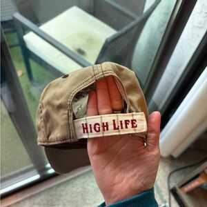 High Life Tan Baseball Cap